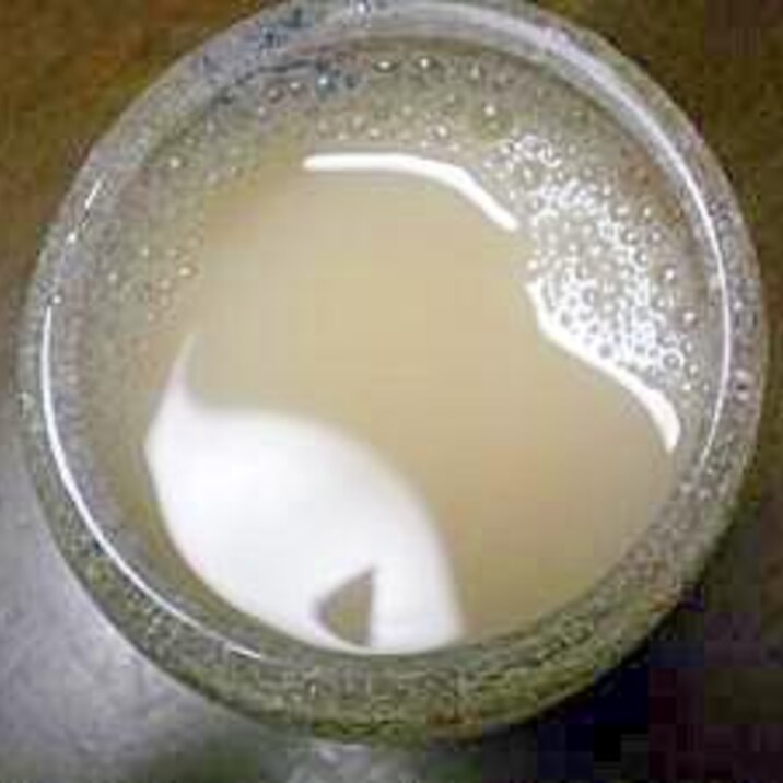 カルピス生姜ミルク